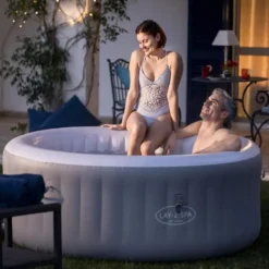 Spa Idromassaggio Lay-Z-Spa St. Lucia AirJet 3 Posti Grigio chiaro