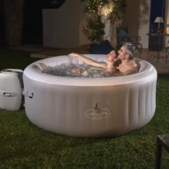 Spa Idromassaggio Lay-Z-Spa St. Lucia AirJet 3 Posti Grigio chiaro