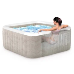 Spa Idromassaggio PureSpa™ Bubble Chevron Deluxe™ 6 Posti Effetto Rigato
