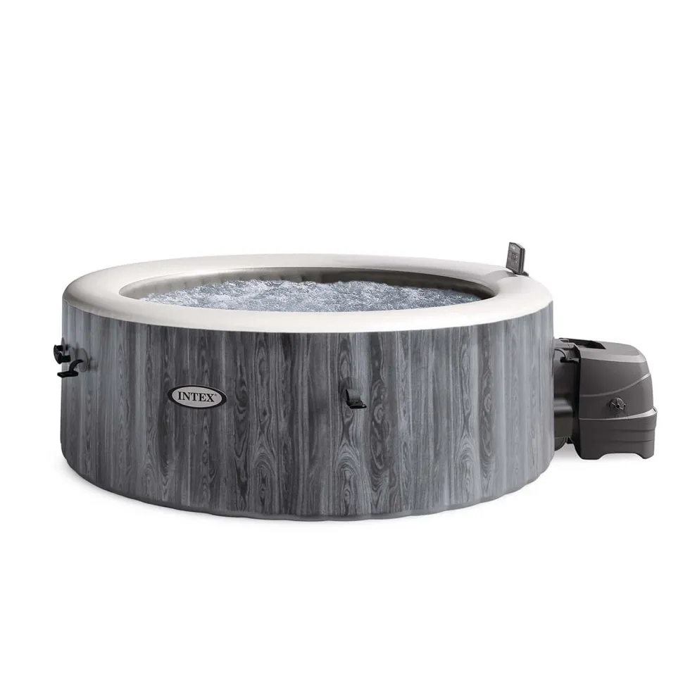 Spa Idromassaggio PureSpa™ Greywood Deluxe™ 6 Posti Grigio Effetto Legno