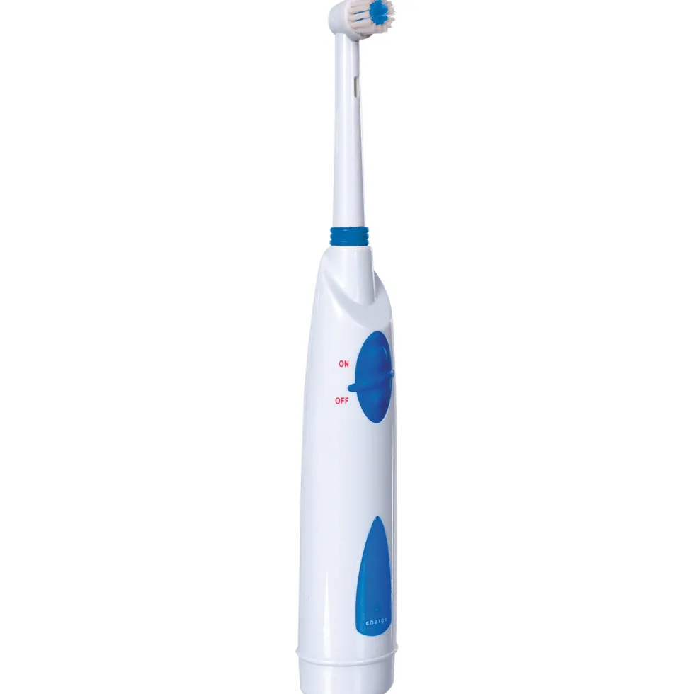 Spazzolino Elettrico Oscillante Ricaricabile Pulse Brush con Base e 4 Testine
