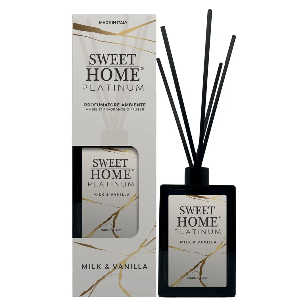 Sweet Home Platinum Profumatore Ambiente Milk & Vanilla 500 ml