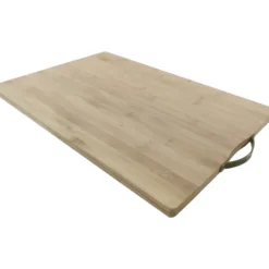 Tagliere Rettangolare in bamboo con manico in Pvc