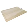 Tagliere Rettangolare in Legno con manico in Acciaio Linea Betulla 45x30 cm