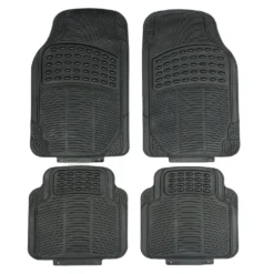 Tappetini Auto Universali in Pvc Nero set 4 pezzi