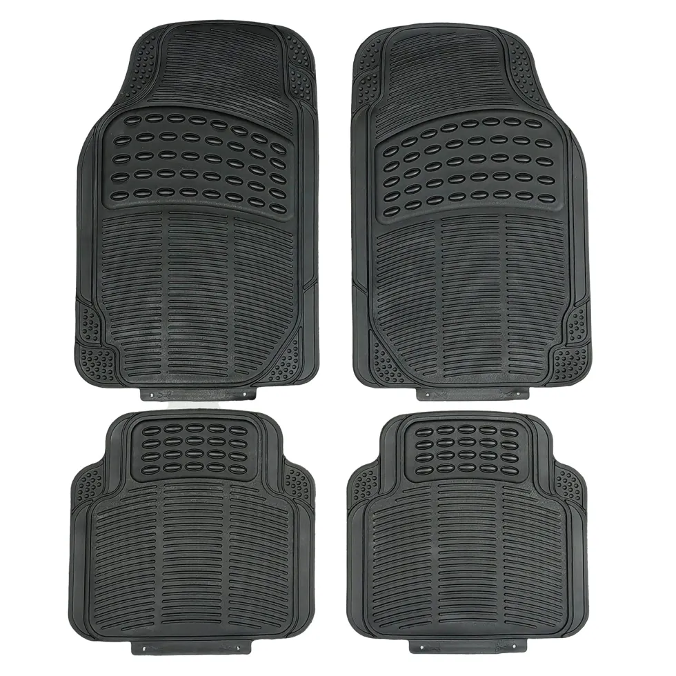 Tappetini Auto Universali in Pvc Nero set 4 pezzi