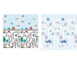 Tappetino Reversibile per Bambini 180x200 cm