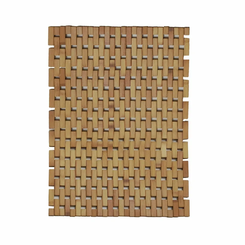 Tappeto Antiscivolo Doccia/Vasca in Bamboo 80x50 cm
