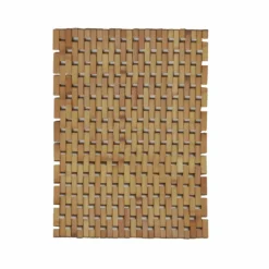 Tappeto Antiscivolo Doccia/Vasca in Bamboo 80x50 cm
