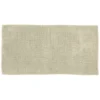 Tappeto Bagno in Ciniglia Beige 120x60 cm