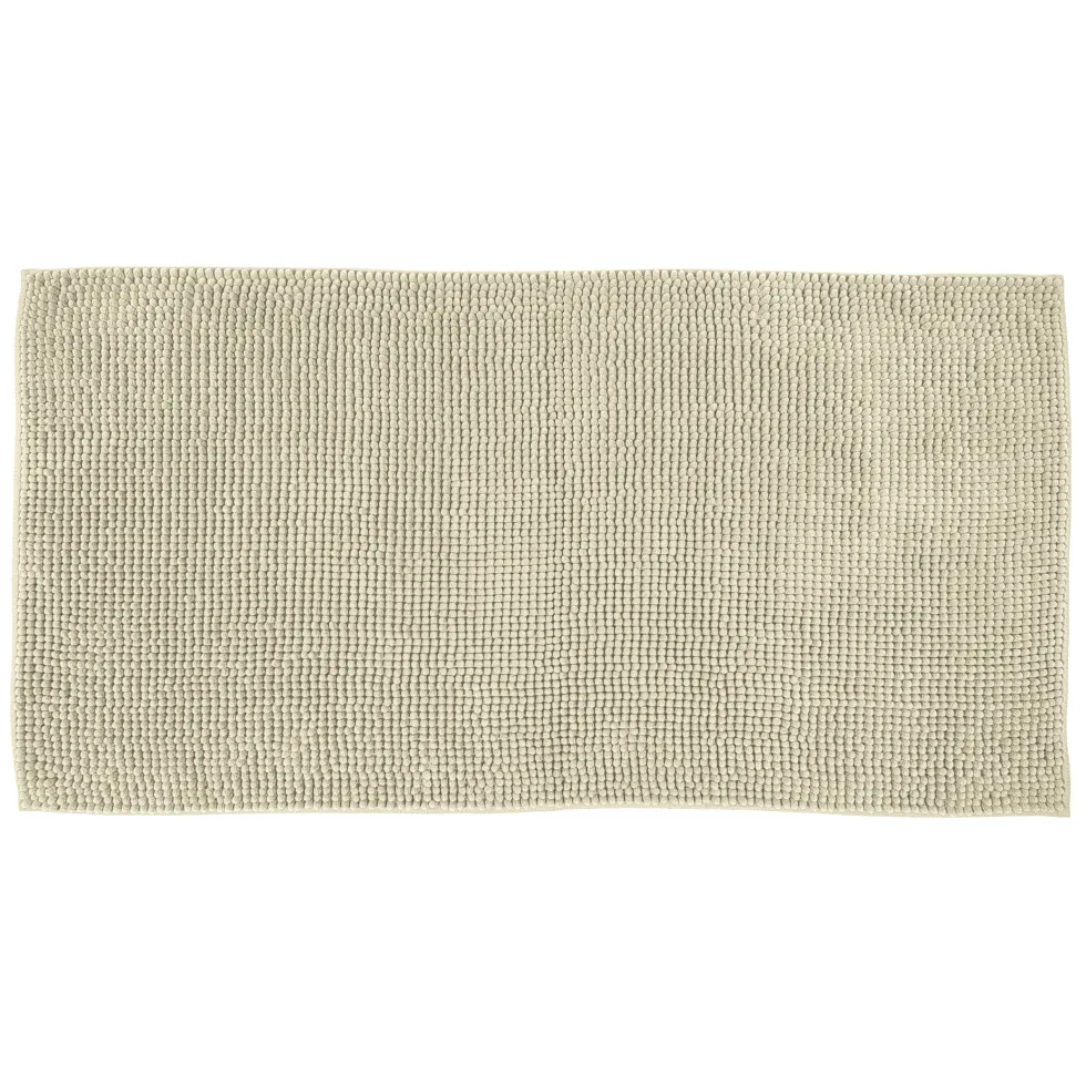 Tappeto Bagno in Ciniglia Beige 120x60 cm
