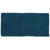 Tappeto Bagno in Ciniglia Petrolio 120x60 cm