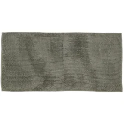 Tappeto Bagno in Ciniglia Tortora 120x60 cm