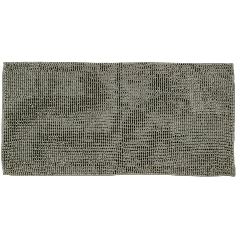 Tappeto Bagno in Ciniglia Tortora 120x60 cm
