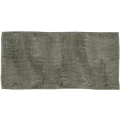 Tappeto Bagno in Ciniglia Tortora 120x60 cm