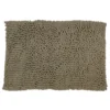 Tappeto Bagno in Ciniglia Tortora 80x50 cm