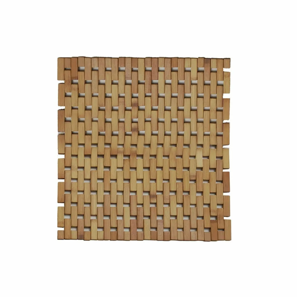 Tappeto bagno per doccia in bamboo 54x54 cm