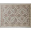 Tappeto Rettangolare Sassari in cotone e poliestere Tortora 120x180 cm