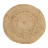 Tappeto rotondo in juta naturale diametro 90 cm