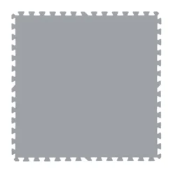 Tappeto Sotto Piscina Componibile Grigio 78x78 cm