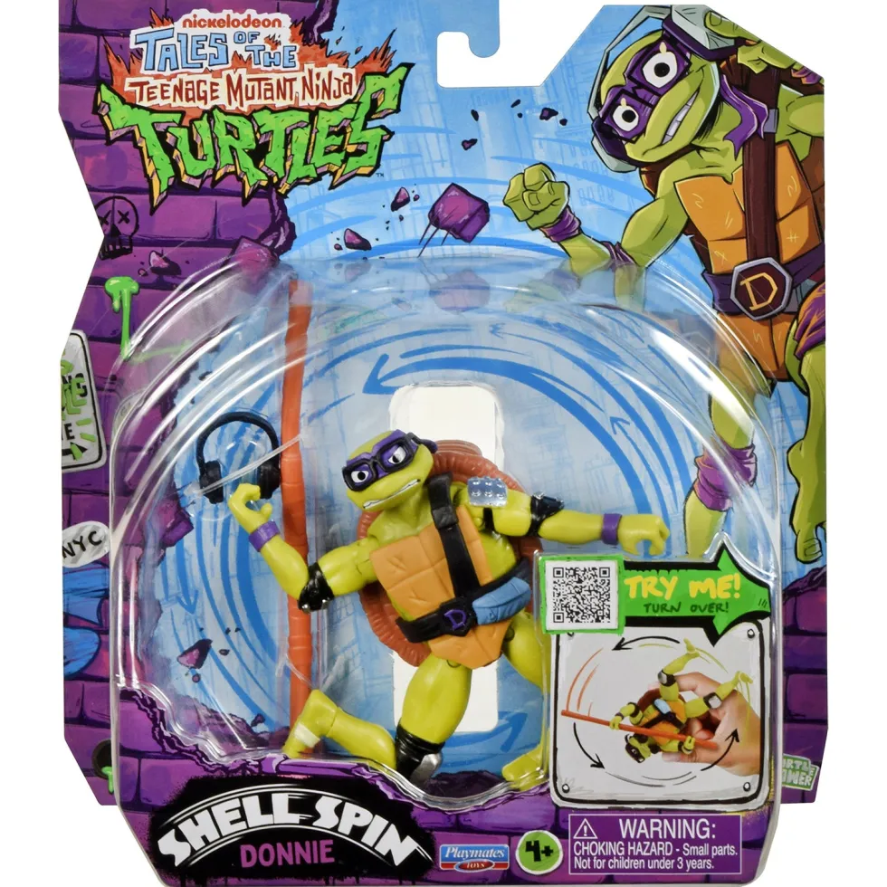 Tartarughe Ninja Shell Spin Action Figure 12 cm Assortita