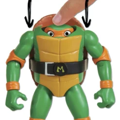 Tartarughe Ninja Shell Spin Action Figure 12 cm Assortita