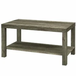 Tavolino con Mensola Legno Rovere