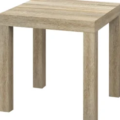 Tavolino quadrato in legno naturale