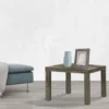 Tavolino quadrato in legno Rovere scuro