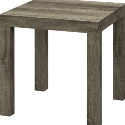 Tavolino quadrato in legno Rovere scuro