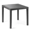 Tavolo da giardino King Antracite Linea Rattan