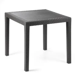 Tavolo da giardino King Antracite Linea Rattan