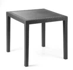 Tavolo da giardino King Antracite Linea Rattan