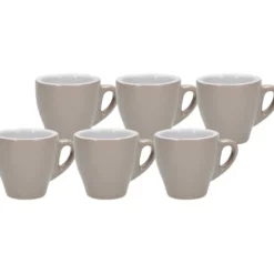 Tazze da caffè Effetto opaco in stoneware Linea Caribe