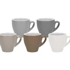 Tazze da caffè Effetto opaco in stoneware Linea Caribe
