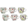 Tazzine da caffè in Porcellana Decorata Multicolor 9 cl