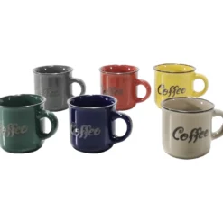 Tazzine da caffè in stoneware colorate 12 cl