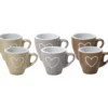 Tazzine da caffè in stoneware colorate 9 cl