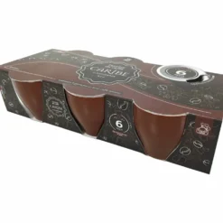 Tazzine da caffè in stoneware marrone Linea Caribe