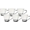 Tazzine da caffè in vetro 6 pezzi