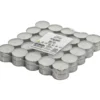 Tealight Candele Bianche non profumate in alluminio diametro 3,6 cm