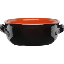 Tegame Alto con 2 Manici in Terracotta Linea Valdelsa 26 cm