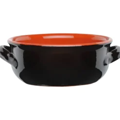 Tegame Alto con 2 Manici in Terracotta Linea Valdelsa 26 cm