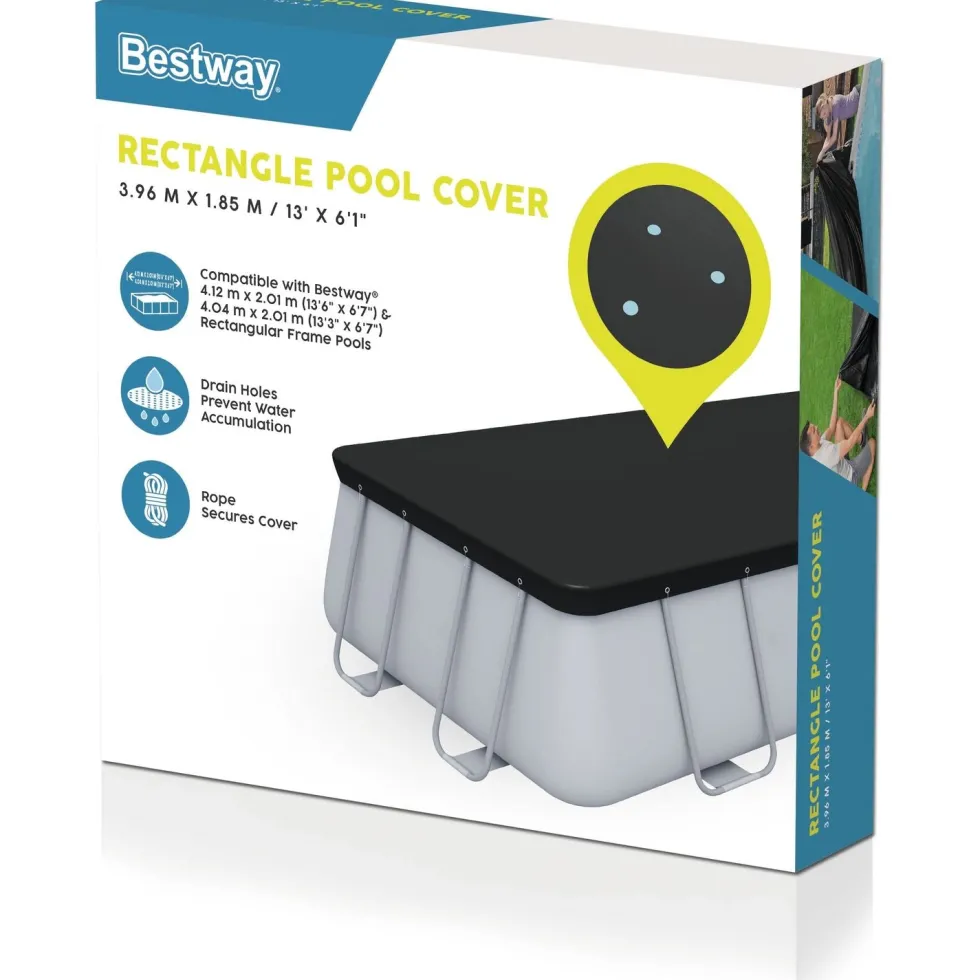 Telo Copertura Rettangolare per piscine da 404x201 cm e da 412x201 cm