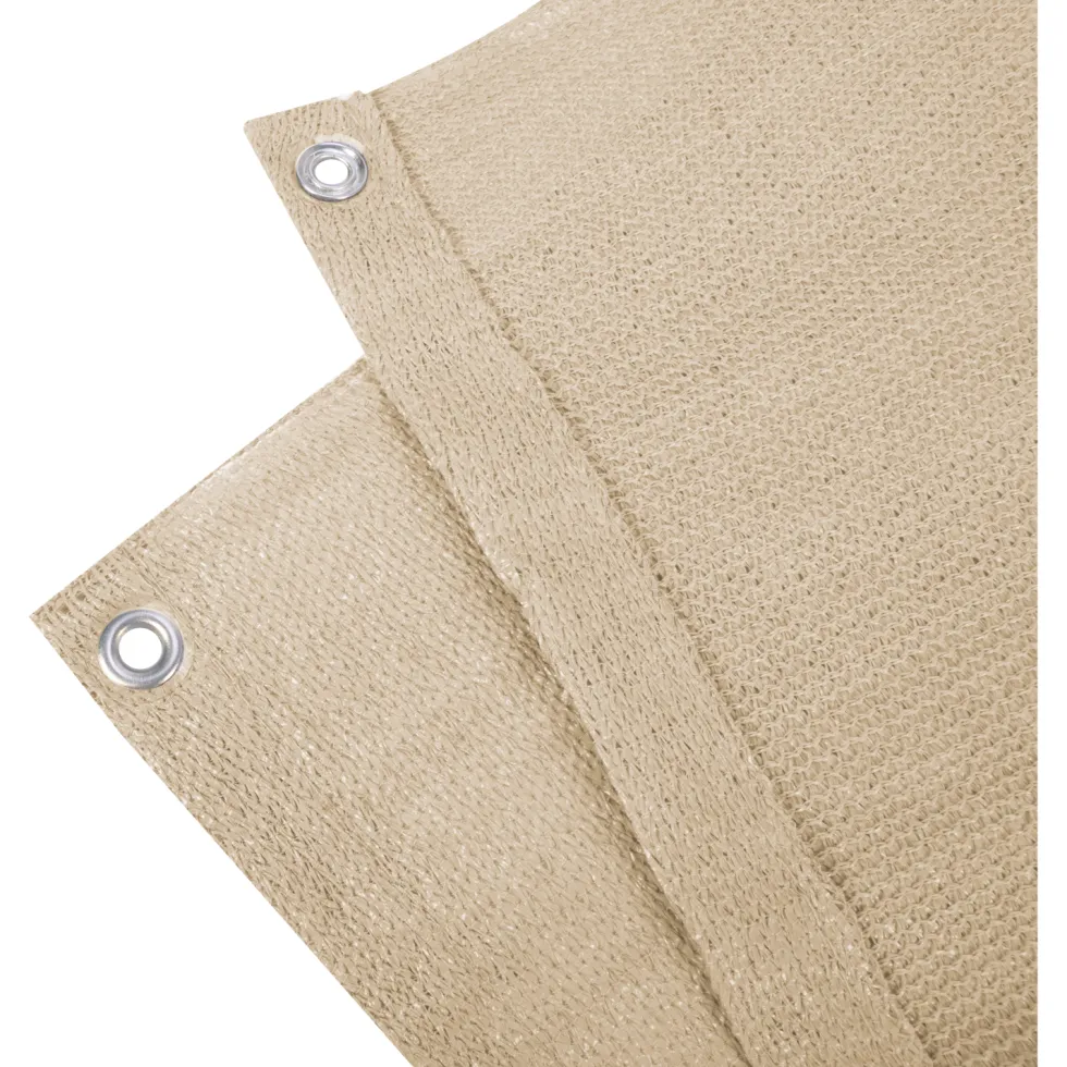 Telo frangivista beige per balcone e ringhiera h85x500cm