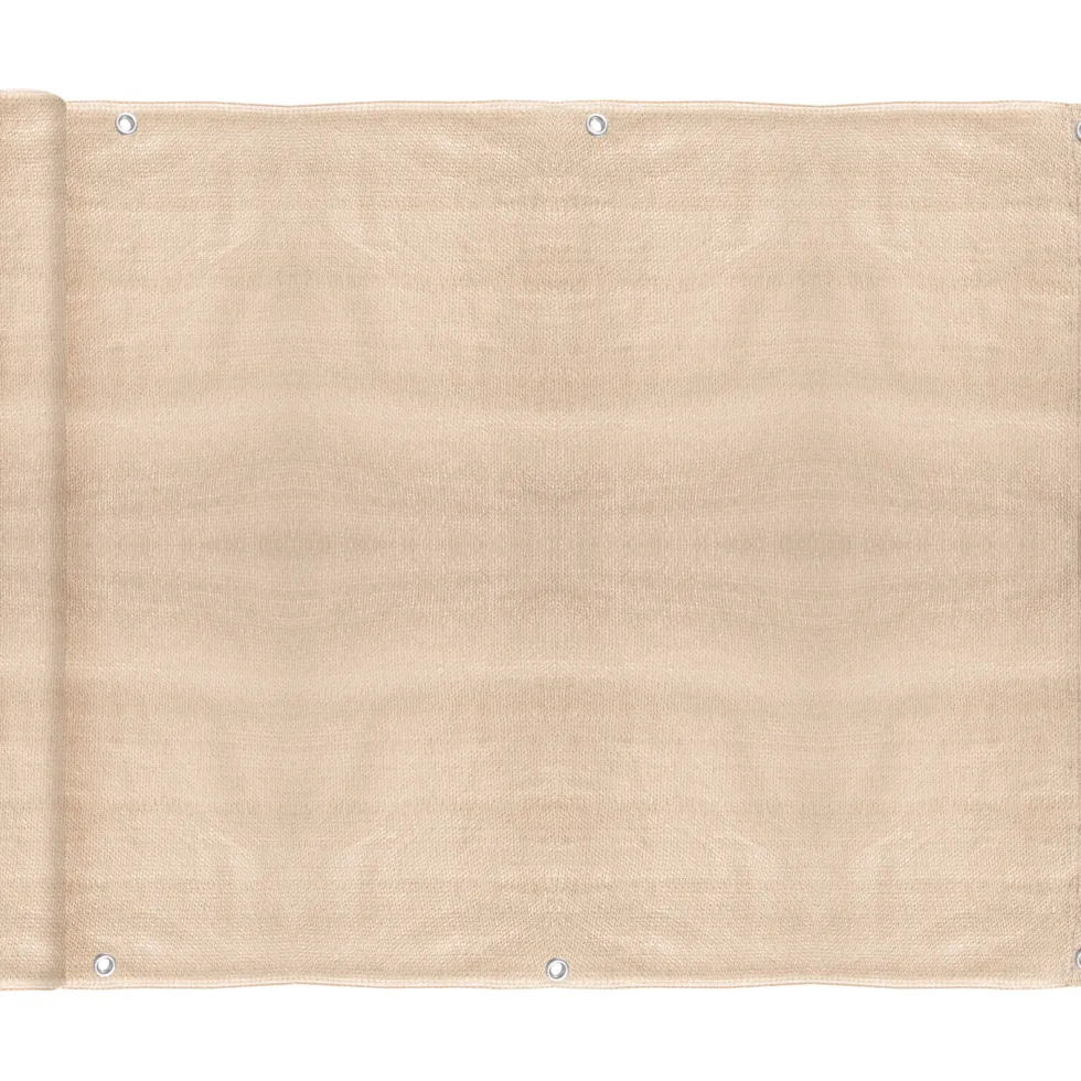 Telo frangivista beige per balcone e ringhiera h85x500cm