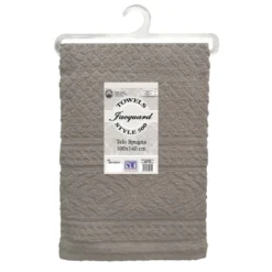 Telo in cotone Grigio Spugna 500 Style 100x140 cm