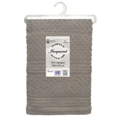 Telo in cotone Grigio Spugna 500 Style 100x140 cm