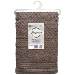 Telo in cotone Tortora Spugna 500 Style 100x140 cm