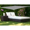 Telo ombreggiante Vela da giardino rettangolare Grigio 3x4 metri